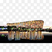 鸟巢创意地产海报-空若网 鸟巢创意地产海报-空若网