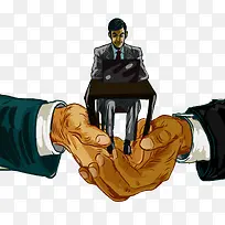 商务职场插画-空若网 商务职场插画-空若网