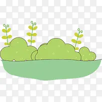 卡通草地-空若网 卡通草地-空若网