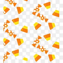 橙色卡通糖果-空若网 橙色卡通糖果-空若网