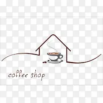 咖啡店图标-空若网 咖啡店图标-空若网