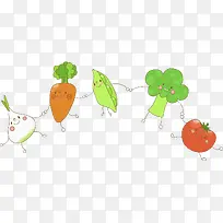 牵手的蔬菜-空若网 牵手的蔬菜-空若网