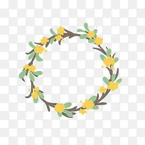 ʸÁ¿»ÆÉ«»¨¶ä»¨»·±ß¿òËØ²Ä-¿ÕÈôÍø ʸÁ¿»ÆÉ«»¨¶ä»¨»·±ß¿òËØ²Ä-¿ÕÈôÍø