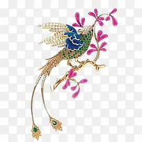 翠鸟胸针-空若网 翠鸟胸针-空若网