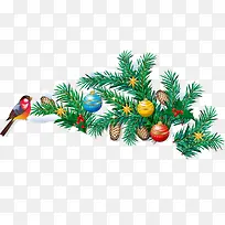 圣诞节绿色松叶装饰-空若网 圣诞节绿色松叶装饰-空若网