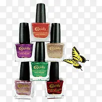 时尚蝴蝶指甲油瓶-空若网 时尚蝴蝶指甲油瓶-空若网