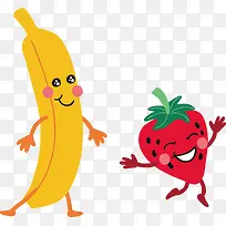 卡通水果插画设计-空若网 卡通水果插画设计-空若网