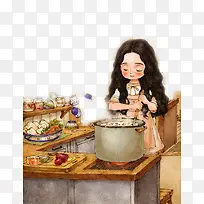 童话风格插画-空若网 童话风格插画-空若网