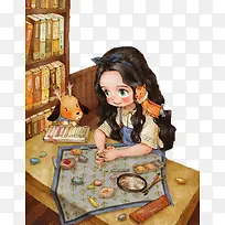 唯美插画-空若网 唯美插画-空若网