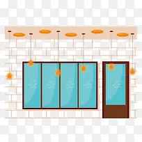 门玻璃墙面卡通海报促销素材-空若网 门玻璃墙面卡通海报促销素材-空若网