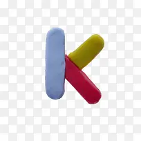 橡皮泥立体字母免抠素材-空若网 橡皮泥立体字母免抠素材-空若网