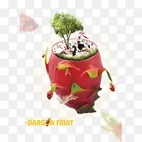 创意火龙果-空若网 创意火龙果-空若网