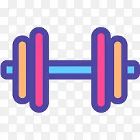 扁平化杠铃PNG下载-空若网 扁平化杠铃PNG下载-空若网