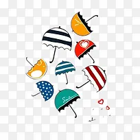 彩色的伞-空若网 彩色的伞-空若网