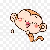 猴子-可爱的猴子-空若网 猴子-可爱的猴子-空若网