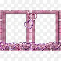 粉色双人边框-空若网 粉色双人边框-空若网