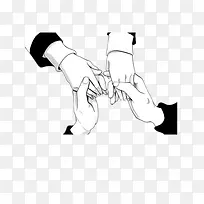 简单手绘牵手-空若网 简单手绘牵手-空若网