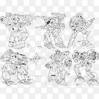 卡通盔甲手绘-空若网 卡通盔甲手绘-空若网