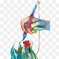 彩绘手-空若网 彩绘手-空若网