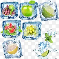正方形冰块水果新鲜-空若网 正方形冰块水果新鲜-空若网