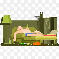 扁平化酒鬼-空若网 扁平化酒鬼-空若网