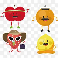 可爱水果插画设计-空若网 可爱水果插画设计-空若网