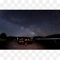 野外星空繁星摄影图-空若网 野外星空繁星摄影图-空若网