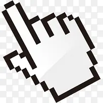 简约电脑鼠标手指图标-空若网 简约电脑鼠标手指图标-空若网