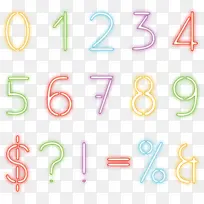 数字艺术字-空若网 数字艺术字-空若网