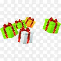 彩色绚丽礼盒装饰-空若网 彩色绚丽礼盒装饰-空若网