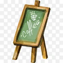 卡通手绘门口咖啡木牌-空若网 卡通手绘门口咖啡木牌-空若网