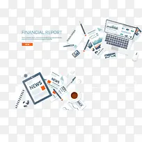 矢量笔本插画-空若网 矢量笔本插画-空若网