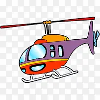直升飞机卡通图案可爱插画-空若网 直升飞机卡通图案可爱插画-空若网