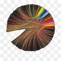 彩色圆形科技线条-空若网 彩色圆形科技线条-空若网