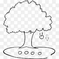 简笔画 黑色 树-空若网 简笔画 黑色 树-空若网