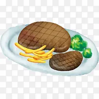 卡通手绘盘菜-空若网 卡通手绘盘菜-空若网