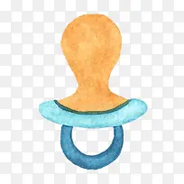 水彩绿色奶嘴-空若网 水彩绿色奶嘴-空若网