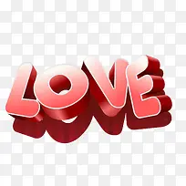 爱情主题LOVE立体字矢量素材-空若网 爱情主题LOVE立体字矢量素材-空若网