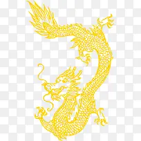 黄色经典龙纹创意-空若网 黄色经典龙纹创意-空若网