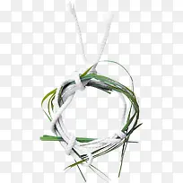 白色麻绳草圈-空若网 白色麻绳草圈-空若网