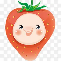 卡通手绘草莓装饰图案-空若网 卡通手绘草莓装饰图案-空若网