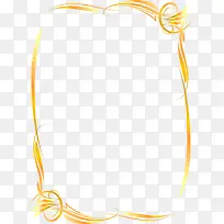 华丽金色边框矢量-空若网 华丽金色边框矢量-空若网
