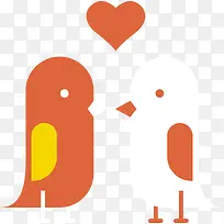 矢量婚礼浪漫图案爱情鸟-空若网 矢量婚礼浪漫图案爱情鸟-空若网