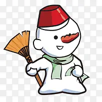 可爱的小雪人-空若网 可爱的小雪人-空若网