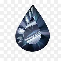 矢量手绘深蓝色宝石-空若网 矢量手绘深蓝色宝石-空若网