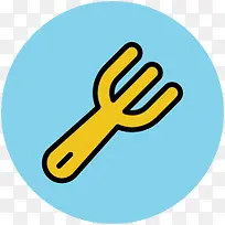 手绘厨房图片餐桌 叉子-空若网 手绘厨房图片餐桌 叉子-空若网