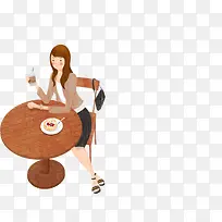 喝咖啡女人-空若网 喝咖啡女人-空若网