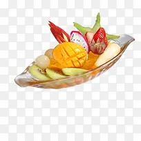 彩色水果拼盘-空若网 彩色水果拼盘-空若网