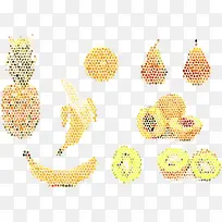 矢量水果像素插图-空若网 矢量水果像素插图-空若网
