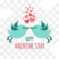 爱情鸟 小鸟 爱心 卡通图案-空若网 爱情鸟 小鸟 爱心 卡通图案-空若网